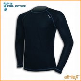 Athlex Cool Active Shirt Lange mouw L Zwart
