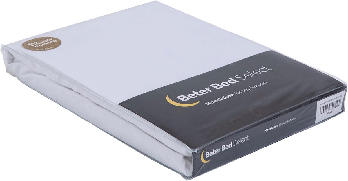 Beter Bed Select hoeslaken Jersey 160 x 200/210/220 cm wit
