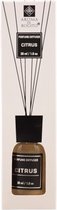 Mini Geurdiffuser - Geurverspreider - Citrus Parfum Diffuser - Incl Stokjes - 30ML