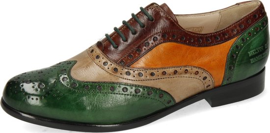 Melvin & Hamilton oxford schoenen dames selina 90, blauw, 39 EU Breed : Melvin & Hamilton