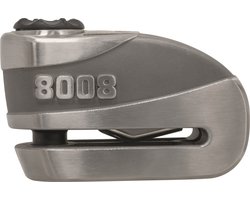 Motorslot ABUS Schijfremslot met alarm - GRANIT™ Detecto XPlus 8008 2.0 - Security level 19 - ART-4 grijs - geschikt voor motoren - scooters