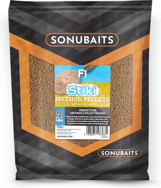 Sonubaits F1 Stiki Method Pellets - 650g 2mm van Merkloos — afbeelding 2