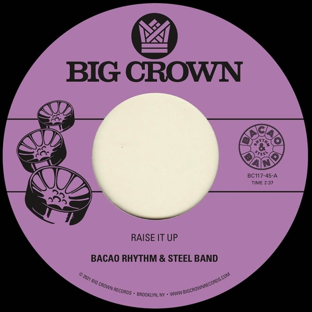 Bacao Rhythm & Steel Band - Raise It Up / Space (7" Single)