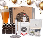 SIMPELBROUWEN® - Cadeaubox WEIZEN bier - Bierbrouwpakket - Zelf Bier Brouwen Bierpakket - Startpakket - Gadgets Mannen - Cadeau - Cadeau voor Mannen en Vrouwen - Vaderdag Cadeau -