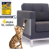 Huisdieren Krabschade Bescherming - 4 Stuks EXTRA GROOT (44,5x 32CM) - meubelbescherming - krab beschermer - anti krab katten & honden - krabpaal - Bescherming tegen krabschade - k