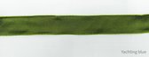 Sier band - groene kleur - sierband met bedrade rand - fournituren - lengte 2 meter - lint - stof - afwerkband - naaien - decoratieband -