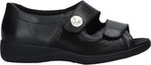 Solidus- lia- flexible zwart sandaal- k- dames- maat 7 (41)