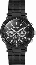 Lee Cooper LC06746.650 - Horloge - Analoog - Heren - Mannen - stalen band - Zwart