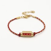 Armband Loulou - Michelle Bijoux - Armband - One size - Goud/Roest/Rood