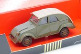 Citroën Prototype 2CV 1939 (Groen) (9 cm) 1/43 Norev in Luxe Verpakking - Modelauto - Schaalmodel - Model auto - Miniatuurautos