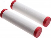 Topeak handvat set wit-rood 130 mm g6-a bulk