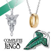 Lord Of The Rings - Sieraden Set - The One Ring - Evenstar - Leaves of Lorien