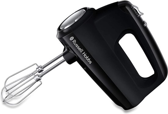 Handmixer Zwart - 350 Watt met 5 Snelheden en Turboknop - Inclusief Gardes en Deeghaken — afbeelding 2
