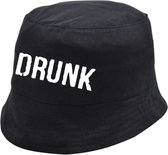 Drunk vissershoed | Bucket Hats | Kleur Zwart | One sizes | Promo | Festival | Evenement | Zomer