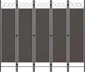 Furnibella – Kamerscherm met 5 panelen 200x180 cm antraciet