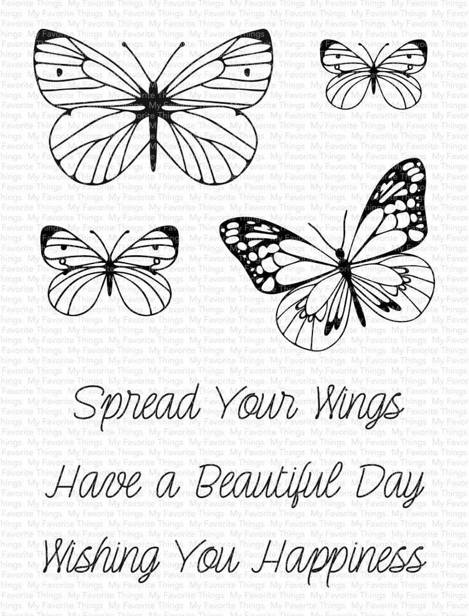 Spread Your Wings Clear Stamps (CS-569)