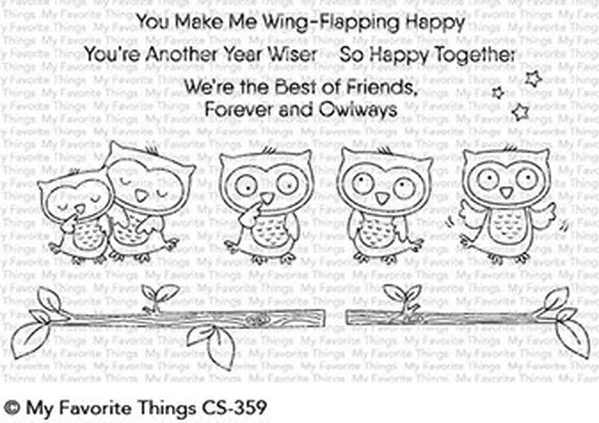 Forever and Owlways Clear Stamps (CS-359)