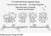 Forever and Owlways Clear Stamps (CS-359)