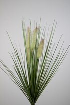 Kunsttak - Cynosurus - dogtail gras - topkwaliteit decoratie - 2 stuks - zijden plant - Groen - 64 cm hoog