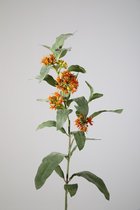 Kunstbloem - Eremurus - topkwaliteit decoratie - 2 stuks - zijden bloem - Oranje - 140 cm hoog