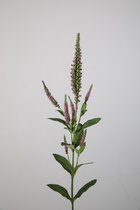 Kunstbloem - Veronica - topkwaliteit decoratie - 2 stuks - zijden bloem - paars - 73 cm hoog