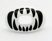 Battle Sports Science Predator White / Black Oxygen Lip Protector Mouthguard