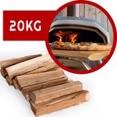 Pizzahout voor kleine pizzaoven | 20 kilogram pizza hout | STOCERS | voor Ooni Karu oven