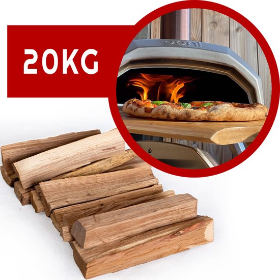 Pizzahout voor kleine pizzaoven | 20 kilogram eiken pizza hout | STOCERS |  voor Ooni... | bol.com