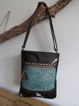 hand/schoudertas van Myra Bag (canvas/leer)