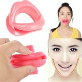 Anti-wrinkle facelift practice mask for stronger muscles.