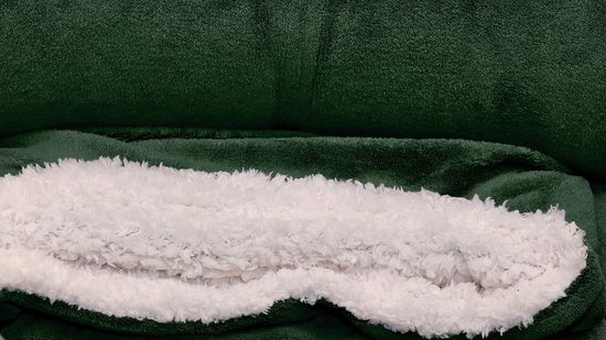 Unique Living Lars XL Plaid - 220x240 cm - Dark green