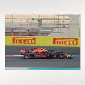 Zijkant van Max Verstappen in race 2021  - Moeilijke Puzzel 1000 stukjes | Formule 1 - Abu Dhabi