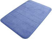 Zizza NL® Antislip Badmat Blauw - Absorberende Badmat - Douchemat - Wasbaar