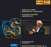 Staatskapelle Dresden, Sir Colin Davis - Schubert: Symphony No.8/Brahms: Symphony No.3 (CD)