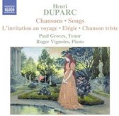 Paul Groves & Roger Vignoles - Duparc: Chansons (CD)