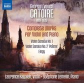 Laurence Kayaleh & Stephane Lemelin - Complete Works For Violin And Piano (CD)