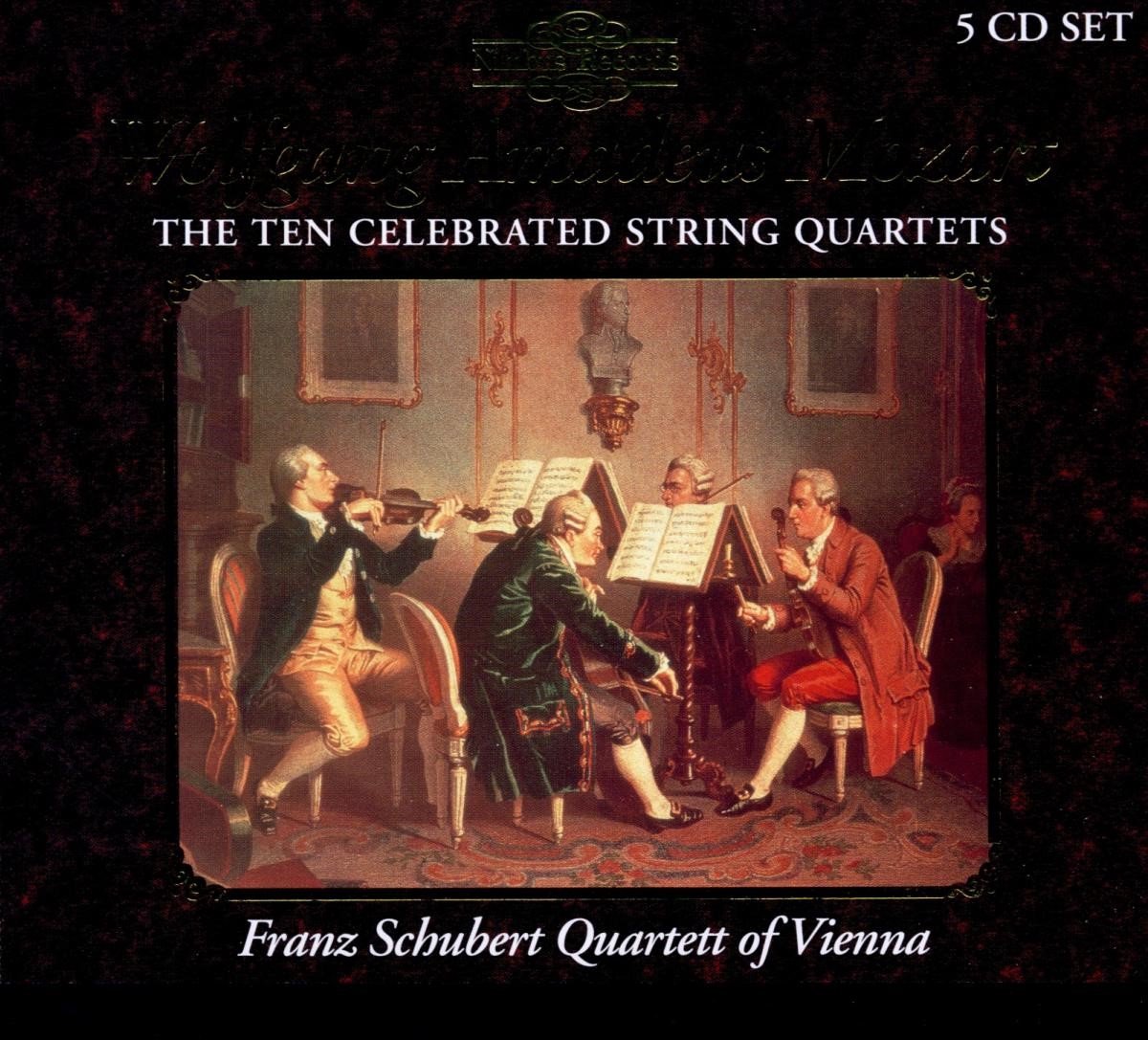 Franz Schubert Quartet Of Vienna - Mozart: The Ten Celebrated String Quartets (5 CD)