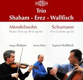 Shaham, Erez, Wallfisch - Mendelssohn, Schumann: Piano Trios, (CD)