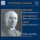 Walter Gieseking, Berlin Symphony Orchestra - Mozart/Beethoven/Liszt: Piano Concertos (CD)