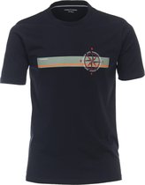 Casa Moda T-shirt Navy (Maat: 5XL)