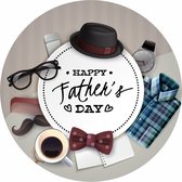 Vaderdag etiketten - Wensetiketten - Happy father’s day stickers #10 - sluitzegels - 40 mm 40 stuks