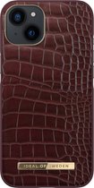 iDeal of Sweden iPhone 13 Backcover hoesje - Atelier Case - Scarlet Croco