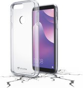 Cellularline - Huawei Y7 (2018), hoesje clear duo, transparant