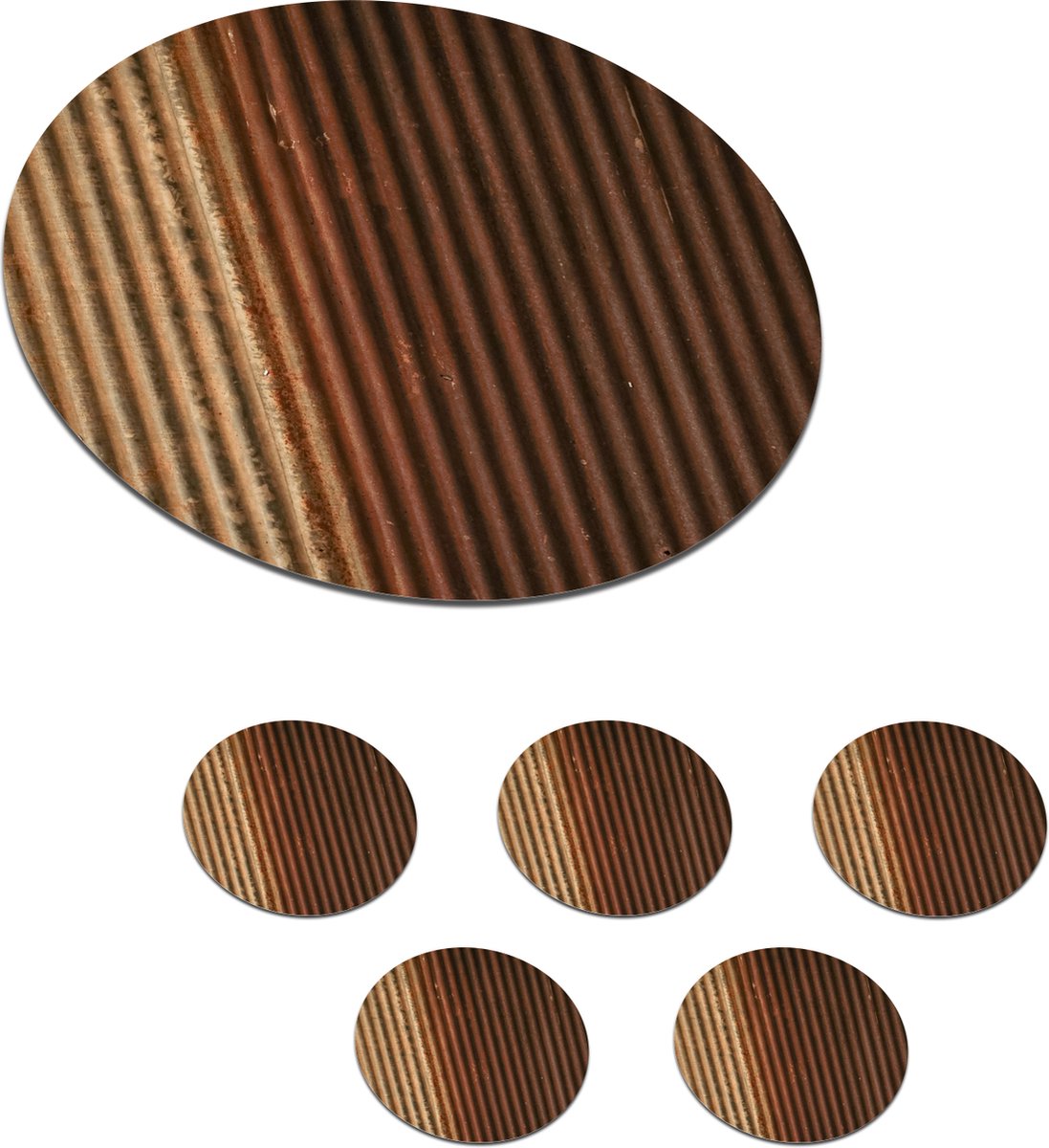 Metallook Tegels 60x60 - Saloni Foundry Bronce - TON