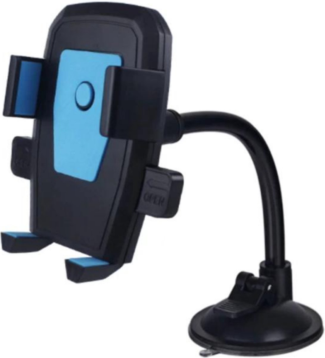 Telefoonhouder voor de Auto - Handsfree - Accessories - Mobile Car Phone Holder - Universele Zuignap - Blauw