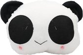 Reiskussen Panda beer thema - Neksteunkussen - Kussen -  Neksteun - Beervorm - Zwart met Wit