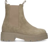 Sacha - Dames - Beige chelsea boots suède - Maat 39
