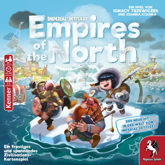 Thumbnail van een extra afbeelding van het spel Pegasus Spiele Empires of the North Board game Travel/adventure