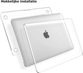 Xssive Macbook case - Macbook hoesje - Macbook NEW 13''A1932 - Transparant