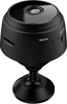 A9 - Beveiligingscamera met Standaard - Verborgen Mini Wifi Camera - IP Spycam - Beveiliging -Camera- WiFi – Draadloos - Nachtzicht -1080P HD - Zwart